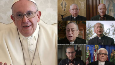 Photo of Papa Francisco y seis cardenales de América en una campaña mundial por la vacunación anti COVID-19
