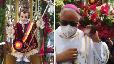 Photo of Llevan en procesión al Niño Jesús por toma de posesión de nuevo Obispo en Venezuela