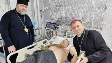 Photo of En el mismo búnker de Járkov están el obispo latino y el ortodoxo: caen bombas sin cesar