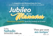 Photo of Arquidiócesis de Coro celebrará Jubileo de Los Misioneros