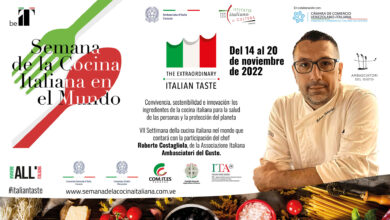 Photo of Venezuela degustará los sabores de la VII edición de la Semana de la Cocina Italiana en el Mundo