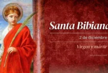 Photo of Santa Bibiana, patrona de los que sufren epilepsia y dolores graves
