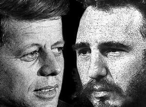 Photo of John F. Kennedy y Fidel Castro 