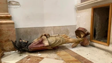 Photo of Ataque vandálico a la iglesia de la Condena en Jerusalén