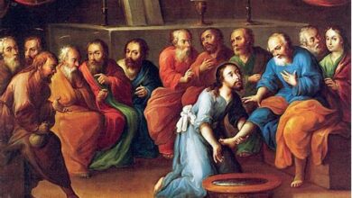 Photo of “Jesús terminó de lavar los pies a sus discípulos”
